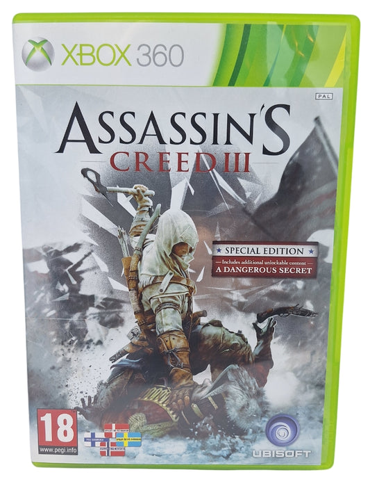 Assassin's creed III / 3 (special edition) (brukt) - Xbox 360 spill