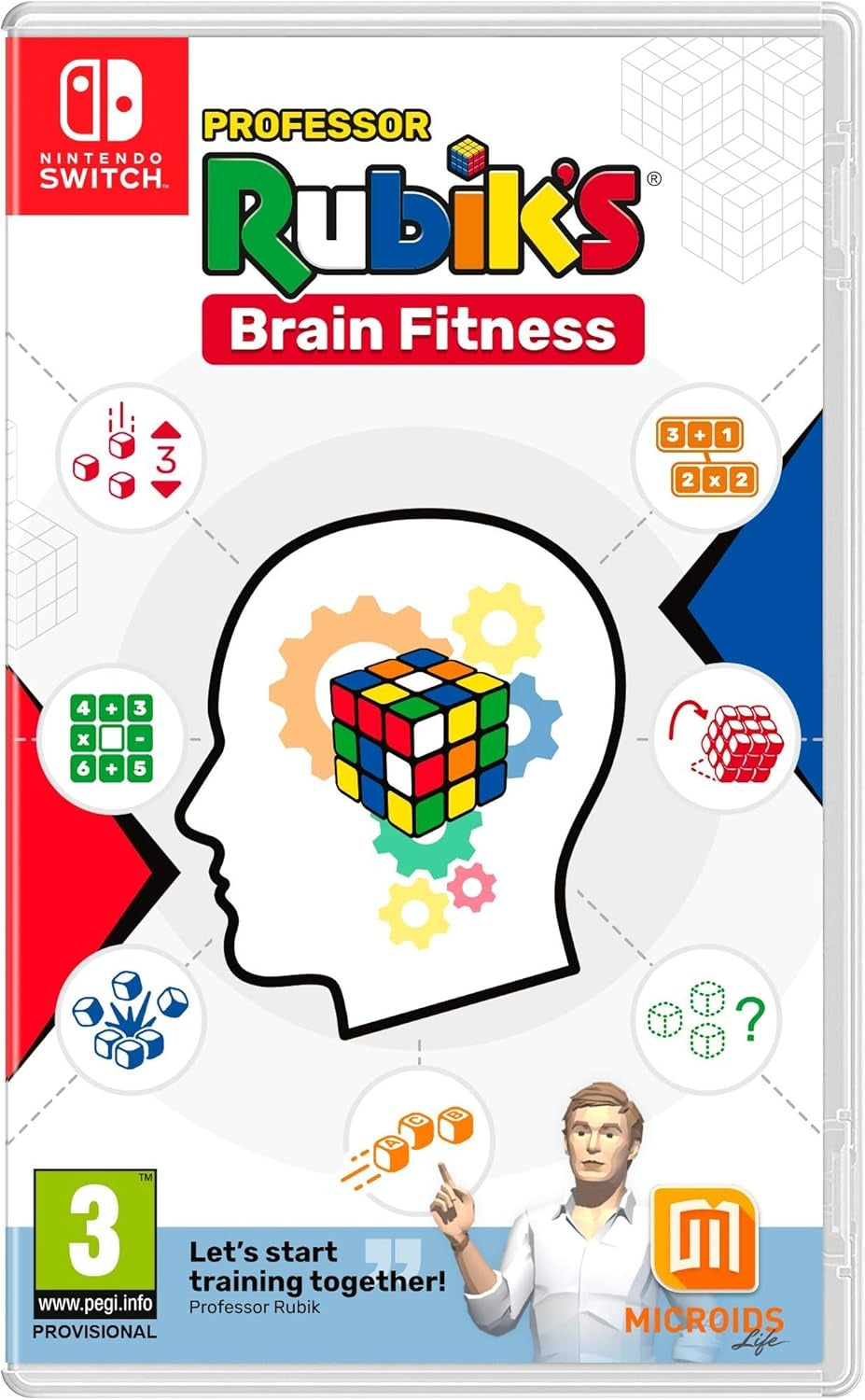 Professor Rubiks Brain fitness - Nintendo switch spill