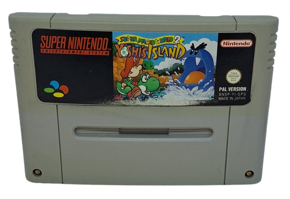 Super Mario World 2: Yoshi`s Island (brukt) (kun kassett) - Super nintendo entertainment system spill (snes)