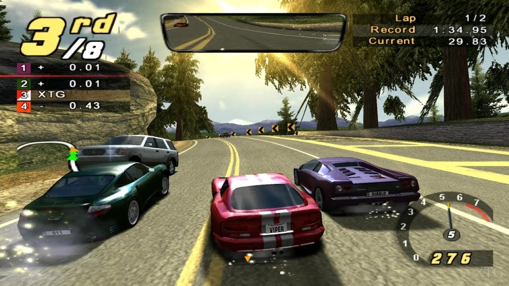 Need for speed: Hot pursuit 2 - Playstation 2 spill (PS2)