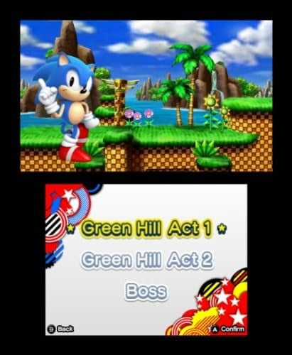 Sonic generations (brukt) - Nintendo 3DS spill