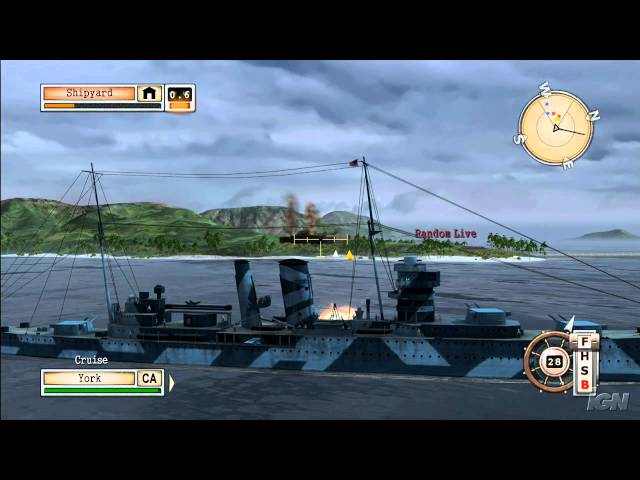 Gameplay-bilde fra Battlestations Midway – Xbox 360 spill