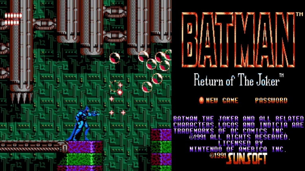 Batman: Return of the joker (brukt) (Kun kassett) - Nintendo entertainment system spill (NES)