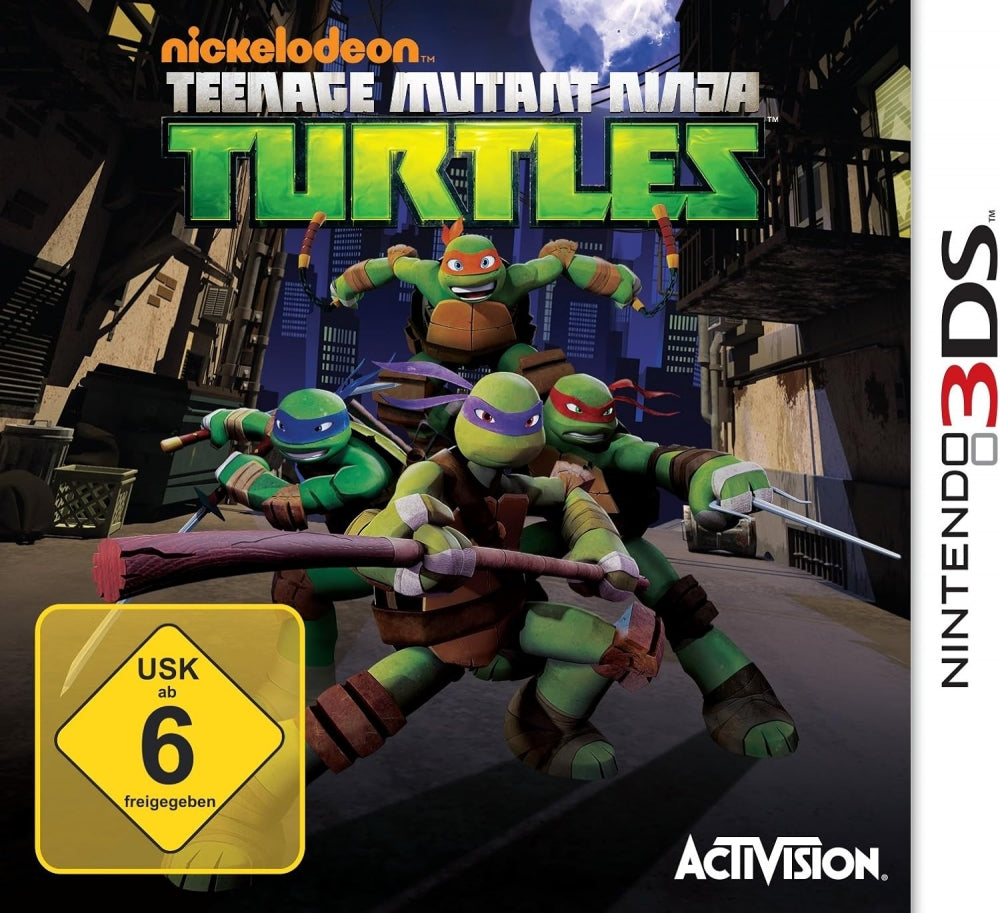 Nickelodeon Teenage mutant ninja turtles (brukt) - Nintendo 3DS spill