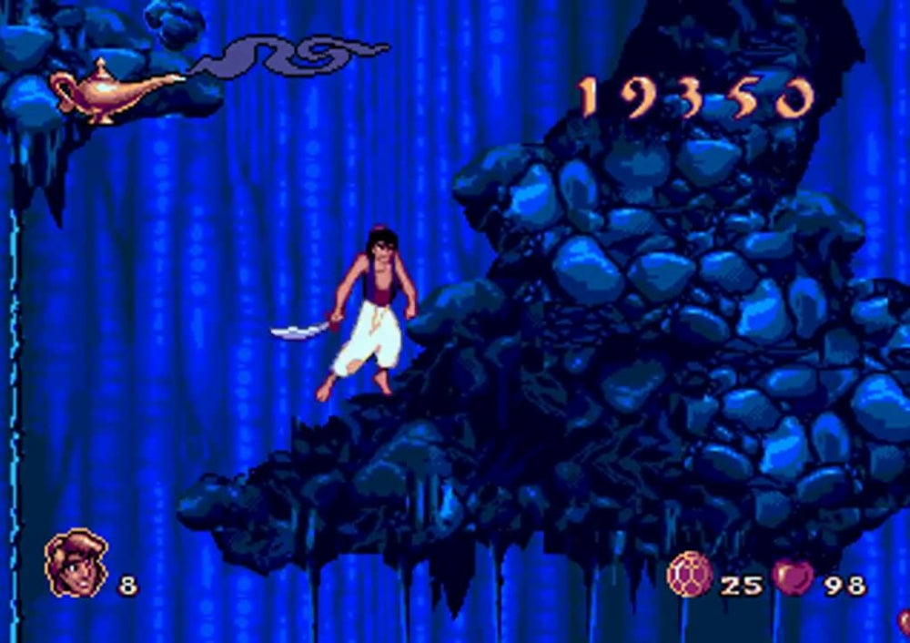 Disney's aladdin (kun kassett) (Brukt) - Sega mega drive spill