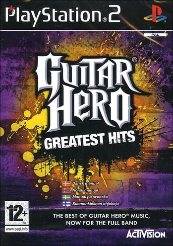 Guitar hero: greatest hits (brukt) - Playstation 2 spill (ps2)