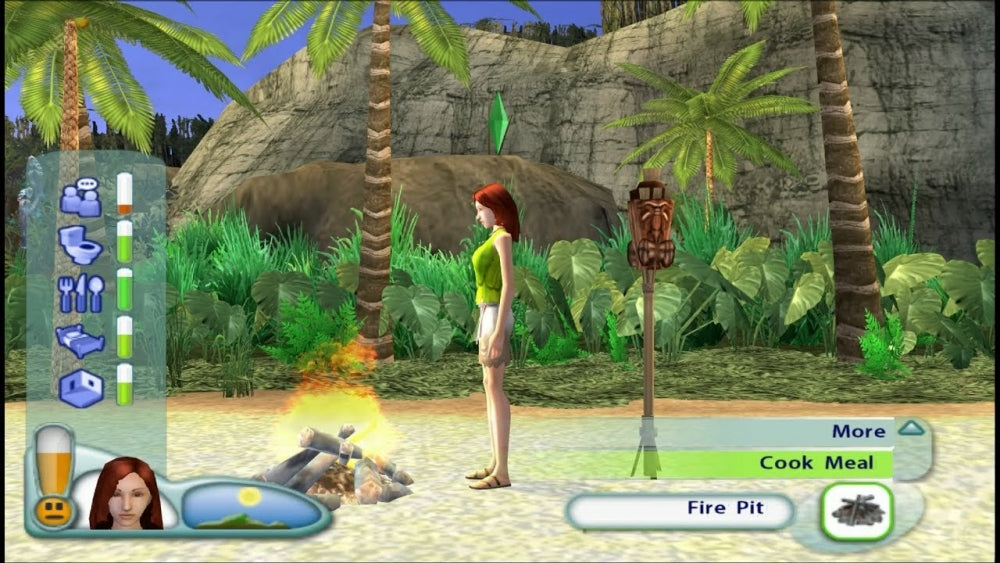 The sims 2: Castaway (brukt) - Playstation 2 spill (ps2)