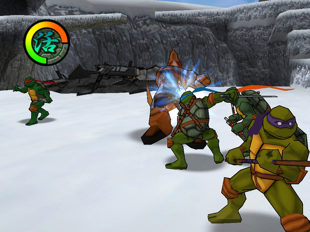 Teenage mutant ninja turtles - Playstation 2 spill (PS2)
