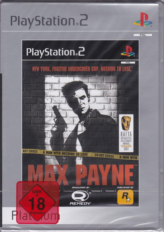 Max Payne (brukt) (Platinum) - Playstation 2 spill (PS2)