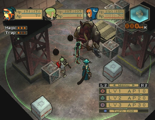 Gameplay-bilde fra Breath of Fire Dragon Quarter - Playstation 2 spill (PS2)