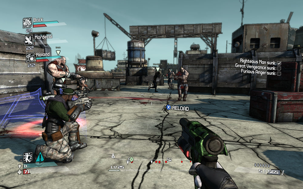 Borderlands - Game of the Year Edition - Xbox 360 spill (Classics)