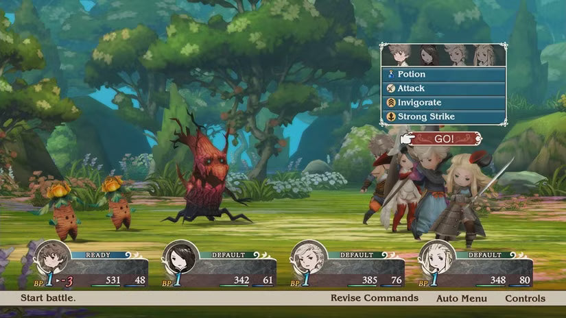 Bravely Default – Nintendo 3DS spill