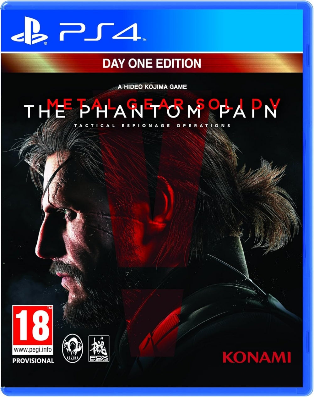 Metal gear solid V / 5: The phantom pain (day one edition) (brukt) - Playstation 4 spill (ps4)