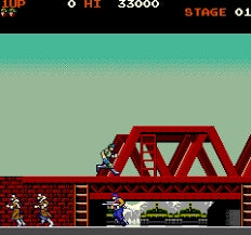 Rush`N Attack (kun kassett) - Nintendo entertainment system spill (NES)