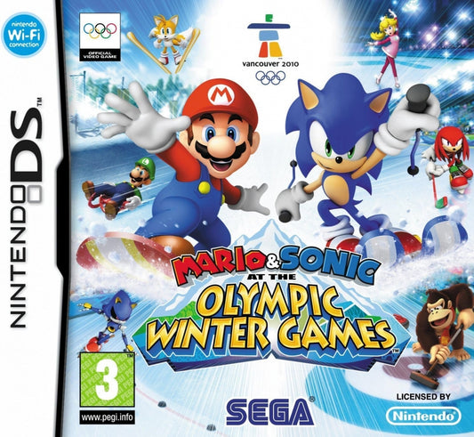 Mario & Sonic at the olympic winter games (brukt) - Nintendo DS spill