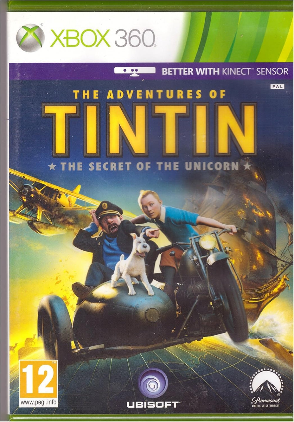 The adventures of tintin: The secret of the unicorn (brukt) - Xbox 360 spill