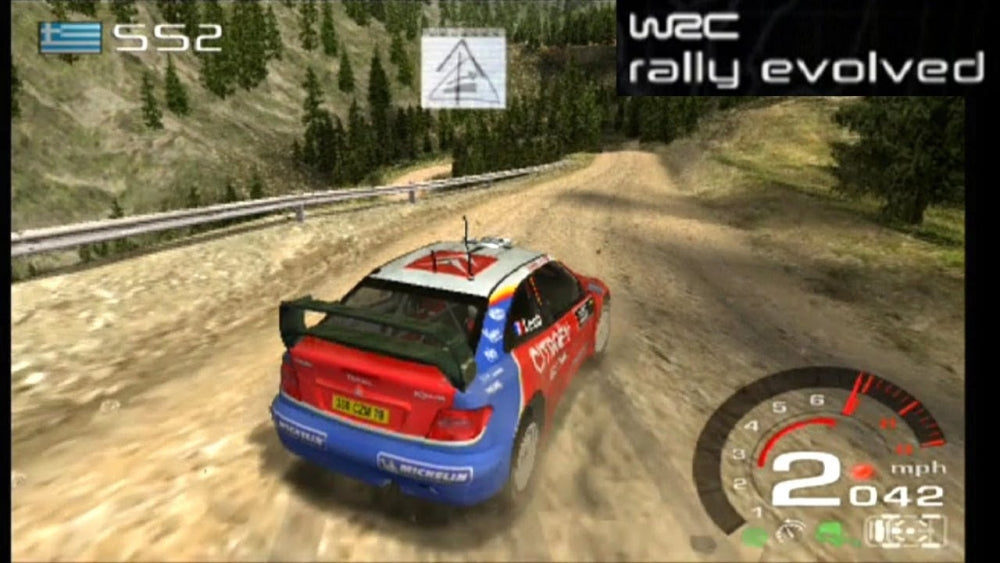 WRC: Rally evolved (platinum) (brukt) - Playstation 2 spill (ps2)