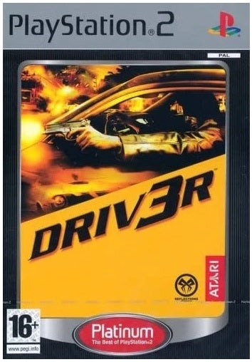 Driver 3 (platinum) (brukt) - Playstation 2 spill (ps2)