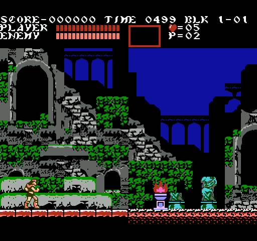 Castlevania III / 3 - Dracula's curse (USA) - NES spill