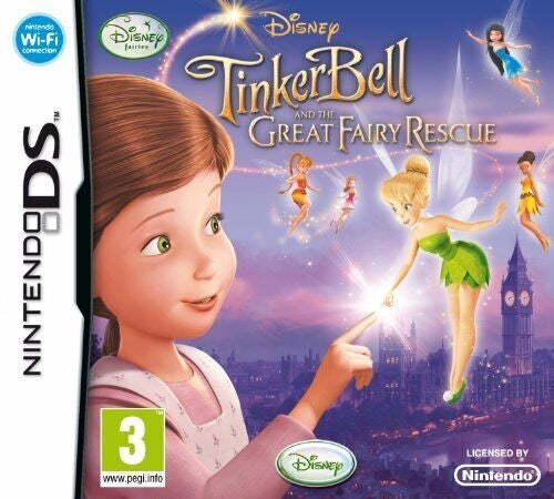 Tinkerbell and the great fairy rescue (brukt) - Nintendo ds spill