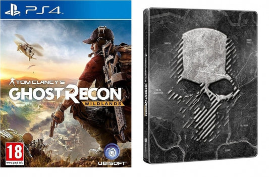 Tom Clancy's Ghost recon: Wildlands (steelbook inkludert) (brukt) - Playstation 4 spill (PS4)