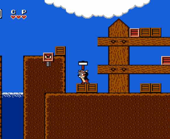 Chip 'N Dale - Rescue rangers (USA) - Nintendo entertainment system spill (NES)