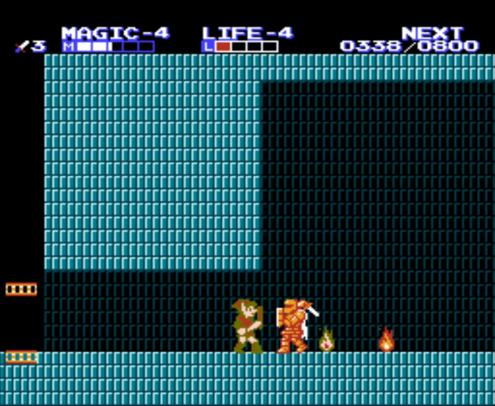 Zelda 2: The adventures of link (USA) - Nintendo entertainment system spill (NES)