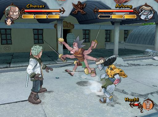 Gameplay-bilde fra One piece - Grand adventure - Playstation 2 spill (PS2)