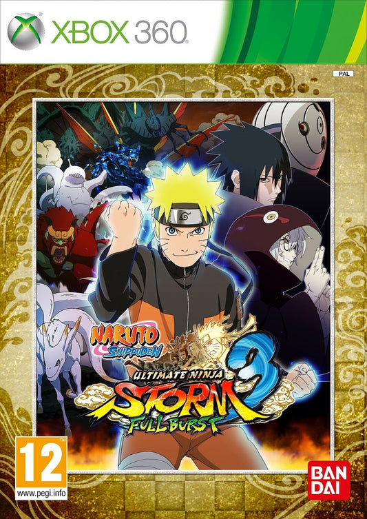 Naruto Shippuden ultimate Ninja storm 3: Full burst (brukt) - xbox 360 spill