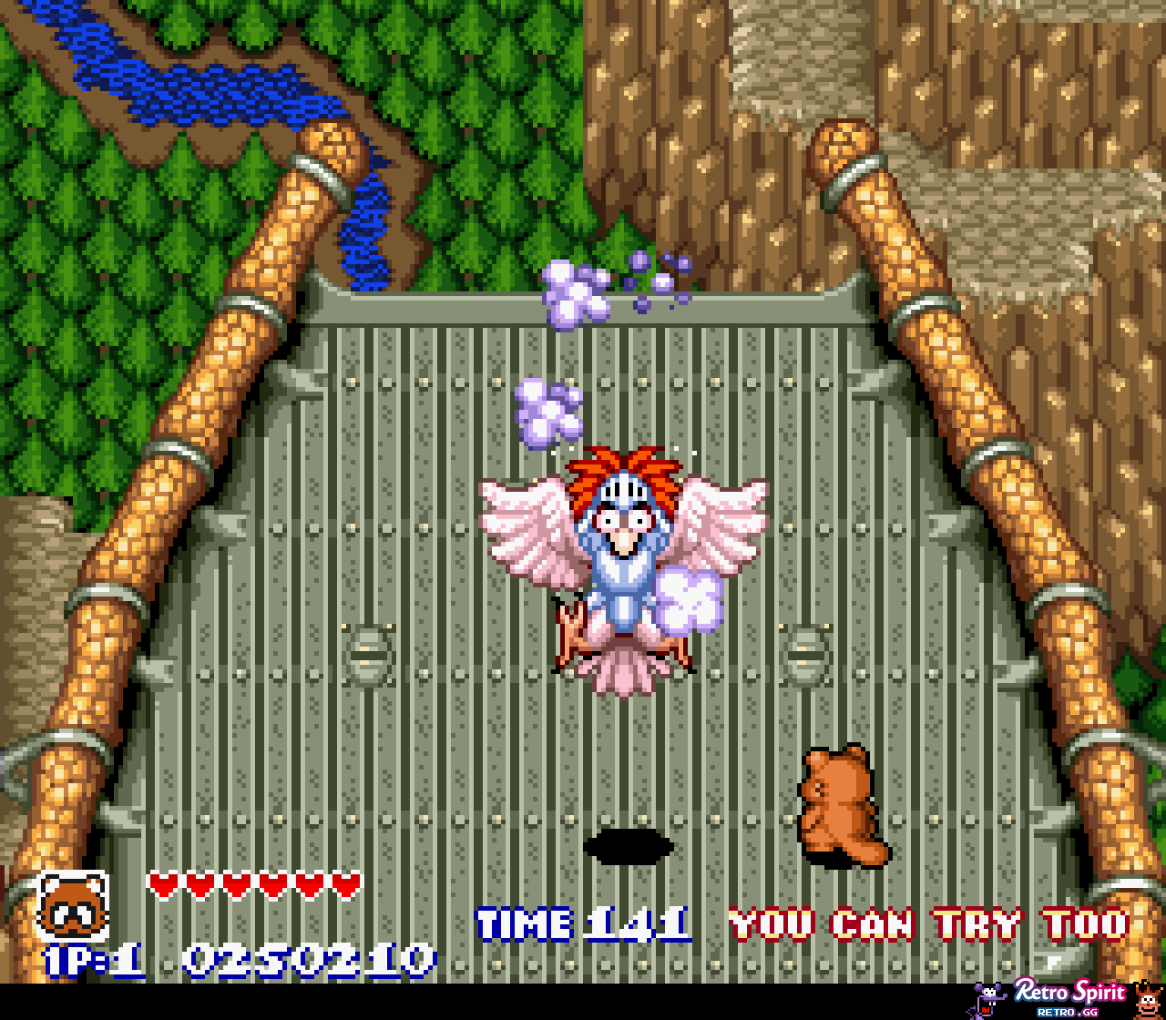 Pocky & Rocky - Super nintendo entertainment system spill (snes)