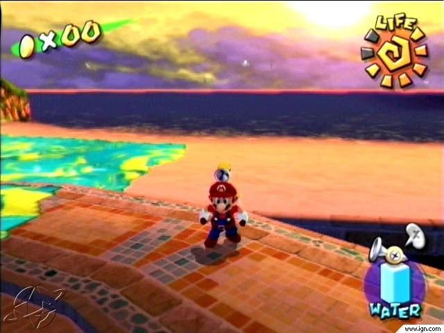 Super mario sunshine (brukt) (player`s choice) - Nintendo Gamecube spill