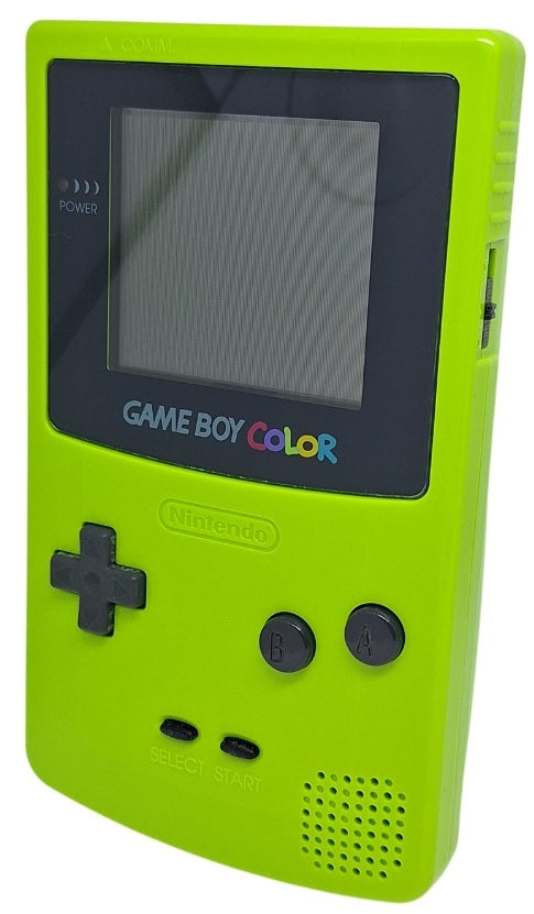 Original lime green / grønn gameboy color (komplett i eske - CIB) - Nintendo håndholdt konsoll