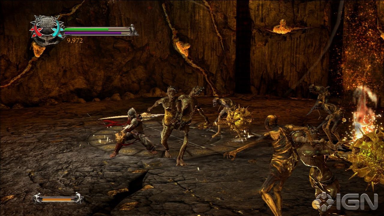 Gameplay-bilde fra Dante's Inferno – Xbox 360 spill