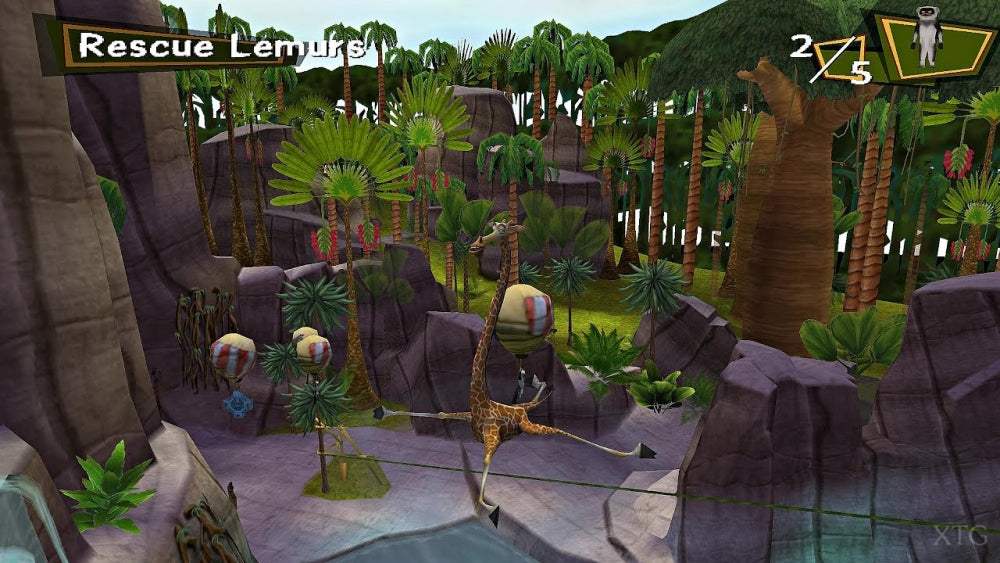 Madagascar: Escape 2 africa (brukt) - Playstation 2 spill (ps2)