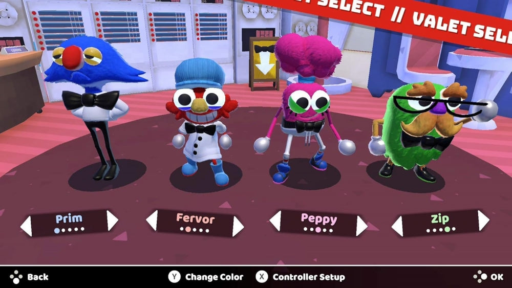 Very Very valet - Nintendo switch spill