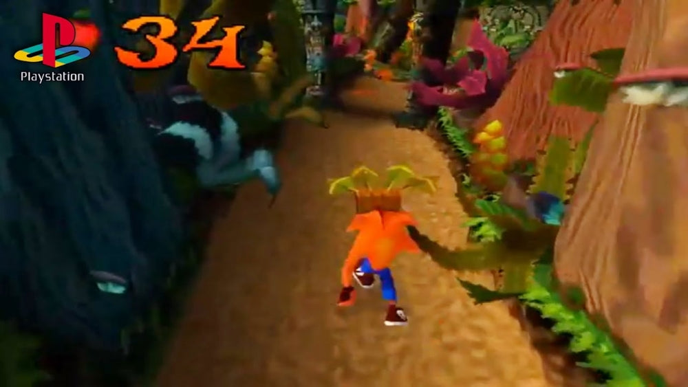 Crash bandicoot (platinum) (brukt) - Playstation 1 spill (ps1)