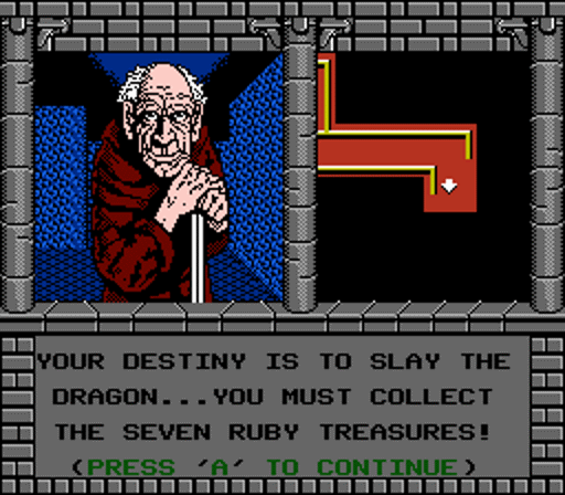 Swords and serpents (USA) (i eske) - Nintendo entertainment system / NES spill