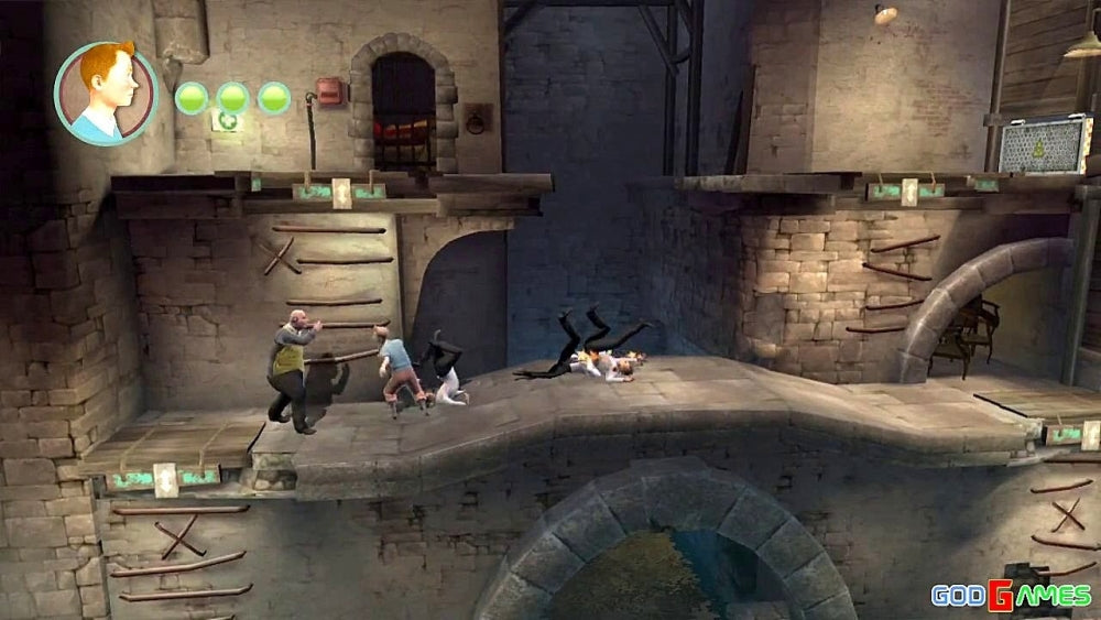 Gameplay-bilde fra The adventures of tintin: The secret of the unicorn - Xbox 360 spill