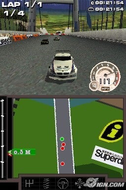 Gameplay-bilde fra Colin McRae Dirt-2 – Nintendo DS spill