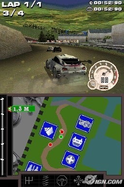 Gameplay-bilde fra Colin McRae Dirt-2 – Nintendo DS spill