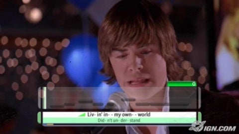 Gameplay-bilde fra Sing it - High school musical 3 - Senior year - Playstation 3 spill (ps3)
