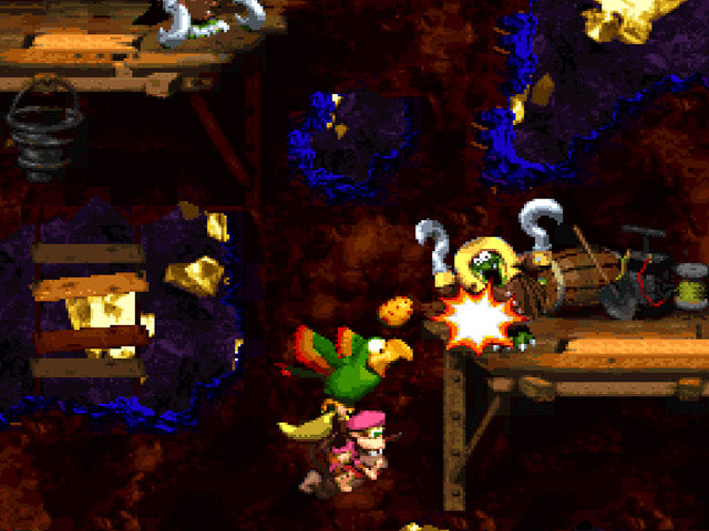 Donkey kong country 2 - Diddy's kong quest (komplett i eske) - SNES spill