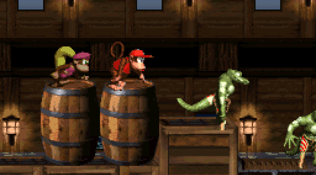 Donkey kong country 2 (Signert av Kevin Bayliss og David Wise) - Super nintendo entertainment system spill (snes)