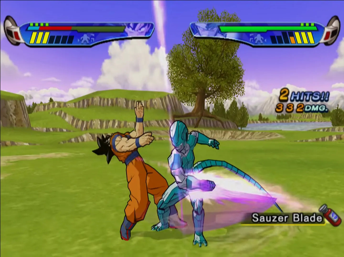 Gameplay-bilde fra Dragon ball z - Budokai 3 (platinum) - Playstation 2 spill (PS2)