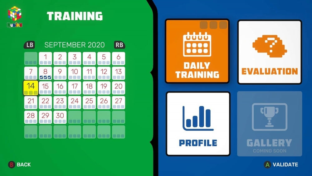 Professor Rubiks Brain fitness - Nintendo switch spill