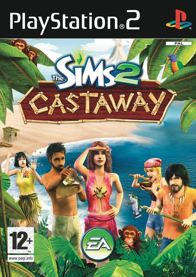 The sims 2: Castaway (brukt) - Playstation 2 spill (ps2)