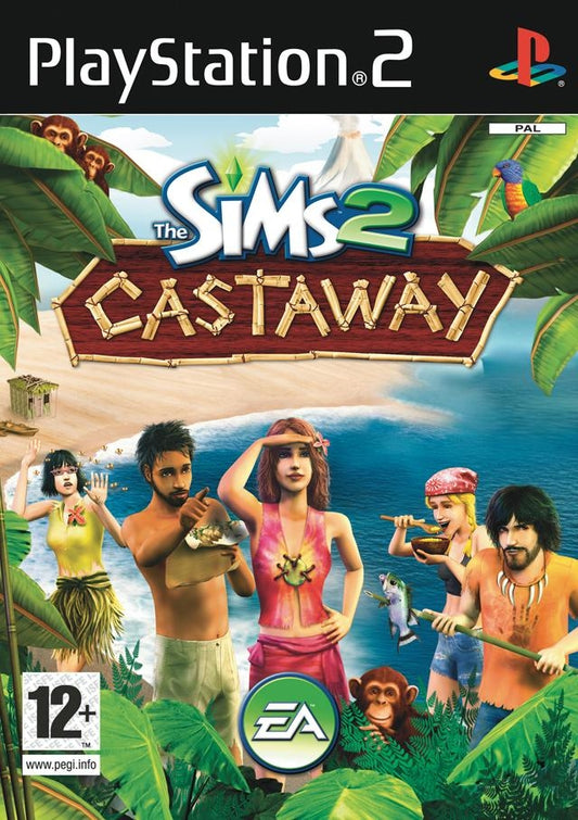 The sims 2: Castaway (brukt) - Playstation 2 spill (ps2)