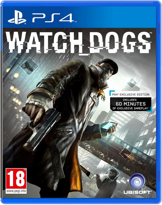 Watch dogs (brukt) - Playstation 4 spill (ps4)