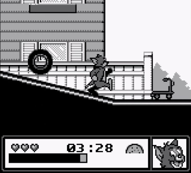 Tom and Jerry: Frantic Antics! (brukt) (Kun kassett) - Nintendo Game boy spill