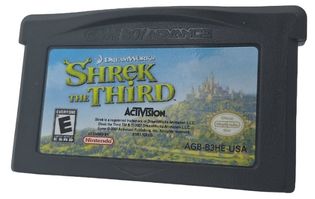 Shrek: The third 3 (brukt) - Nintendo gameboy advance spill (GBA)